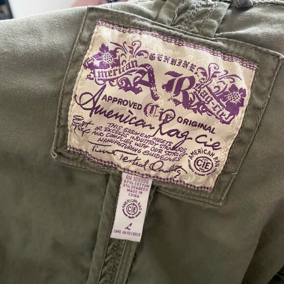 American Rag Military Green Utility Jacket - Picture 4 of 4